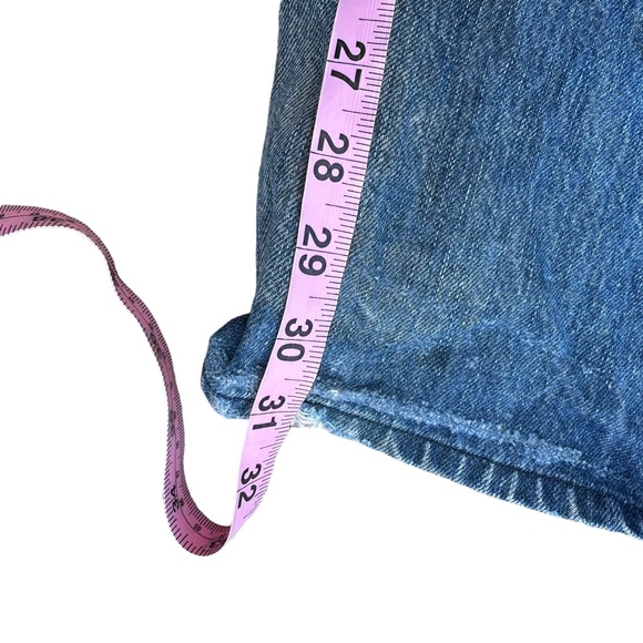 Vintage OskKosh Overalls Mens Bibs Carpenter Denim Relaxed Fit Straight 38x32 - Picture 14 of 16